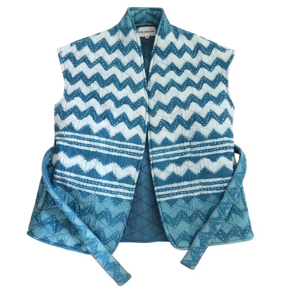 V de VINSTER quilted Kimini Yuka vest sz M - Picture 4 of 6